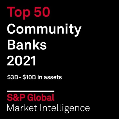 Top 50 Community Banks 2021 logo