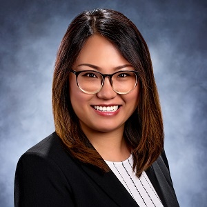 Kathy Qu of Private Banking in a suit